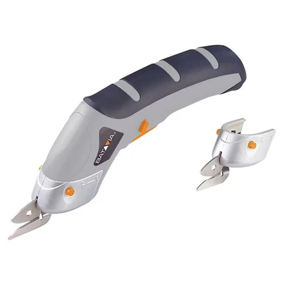 Image of Batavia Electric Scissors Cutter 3.6V, Portable for Dressmaking, Fabric, Textiles, Leather, Cardboard, Wallpaper, Cloth Adjustable Speed Regulation, Dust Extraction Adapter