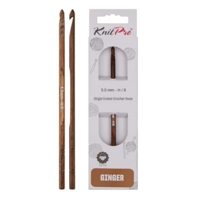 Image of KnitPro Crochet Hook, Wood, Assorted, 5mm