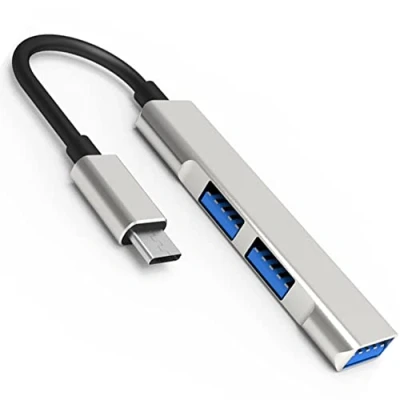 Image of USB C Hub,USB to Hub with 3 3.0 Ports,Aluminum Dongle Type Adapter Compatible MacBook Pro/Air, iPad Pro, Dell, XPS, Surface, and Other Devices