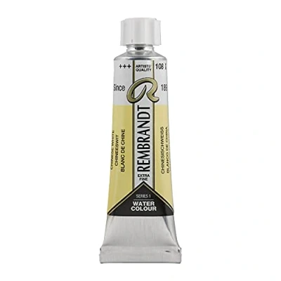 Image of Rembrandt Watercolour Tube 10 ml Chinese White 108