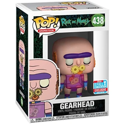 Image of RICK AND MORTY NYCC 2018 Gearhead Vinyl Figure 438 Funko Pop! Standard