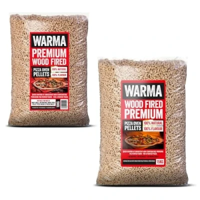 Image of 25kg Eco Premium Pizza Oven Wood Pellets 100% Natural For Ooni Uuni Ninja Nero Dellonda Outdoor Cooking Pellet Stoves Fired Grill Ovens