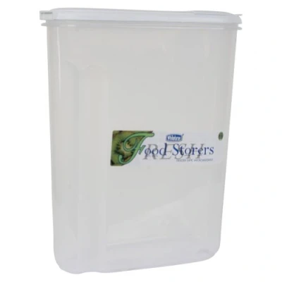 Image of New Whitefurze Kitchen Transparent Plastic 5 Litre Dry Food Storage Container