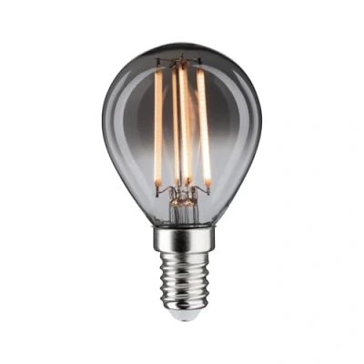 Image of Paulmann 28863 LED Bulb 1879 Drop Gold Light 170 lm 4 Watt Dimmable Smoked Glass Vintage 1800 K E14