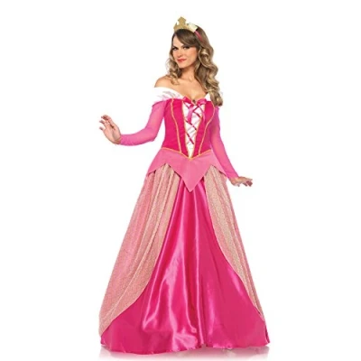 Image of Leg Avenue 85612 Pink Princess Aurora Fancy Dress Costume (Large, 2 Piece), Size: L (UK 14 16)