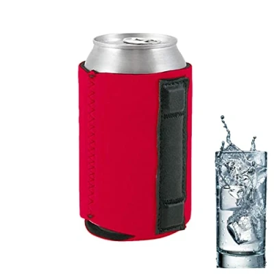 Image of Gusengo Bulk Can Coolers,Blank Beer Coolers with Magnets Soda Covers Neoprene Sleeve Drink Insulator Collapsible for Parties, Events or Weddings