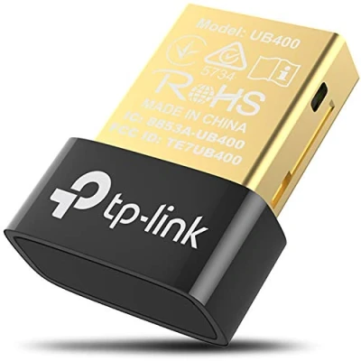 Image of TP Link USB Bluetooth Adapter for PC(UB400), 4.0 Dongle Receiver Support Windows 10/8.1/8/7/XP,Black