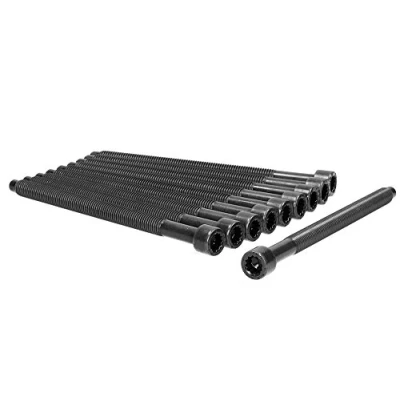 Image of 038103384Cx10 Cylinder Head Bolt Kit AJUSA 81036300 Female Star 10 VOLKSWAGEN: Golf 4, 4 Variant, Bora Saloon, SEAT: Leon I Hatchback