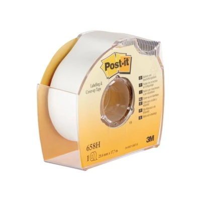 Image of Post it Cover Up and Labelling Tape 25.4mm