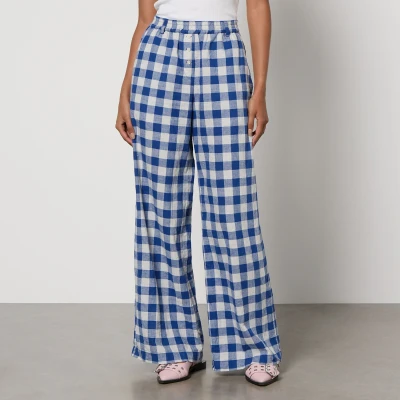 Image of Baum Und Pferdgarten Namira Cotton and Linen Blend Trousers EU 40/UK 12