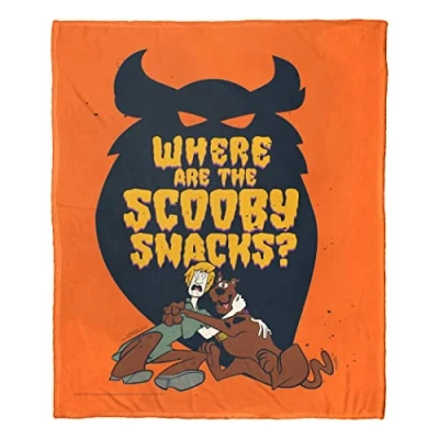Image of Northwest Scooby Doo Silk Touch Throw Blanket, 50&quot; x 60&quot;, Where are The Snacks