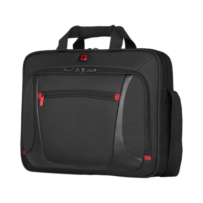 Image of Wenger Sensor 600643, 15 Inch Laptop Briefcase, 9 Litre, Black, 33 x 40 cm