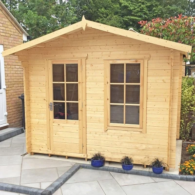 Image of Shire Bucknells 3.6m x Log Cabin Summerhouse (28mm)