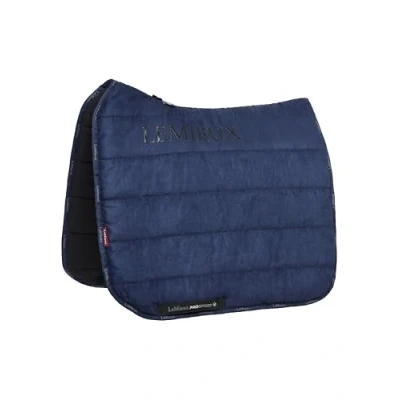 Image of LeMieux GP Work Pad Fits Under General Purpose and Jumping Saddles High Wither Profile &amp; Girth Keeper Navy Large