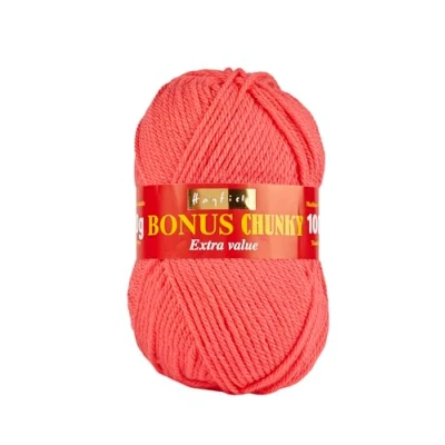 Image of Hayfield Bonus Chunky, Bright Coral (578), 100g by Sirdar