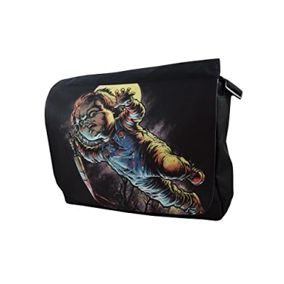 Image of Chucky Horror Movie Inspired Genuine Darkside Messenger Laptop Bag