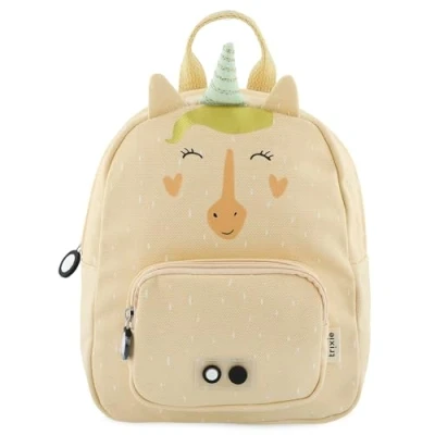 Image of Trixie Small Backpack Mrs. Unicorn School Bag Water Repellent for Child Gym Nude