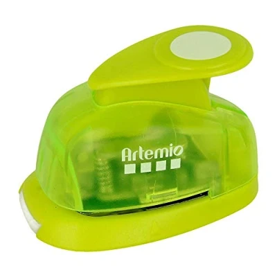 Image of Artemio 1.6 cm Small Circle Lever Punch, Green