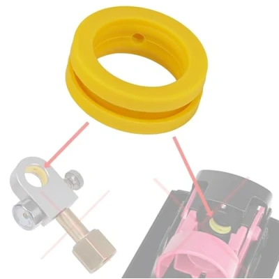 Image of 1 x Seal Replacement for C02 Cylinder Bottle Quick Connect Pink Compatible with Sodastream Duo Crystal 3.0 Gaia Art Terra and Refil Transfer Adapter from Snapworld Kaffee, (D55)