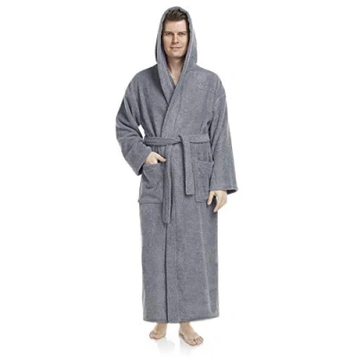 Image of Arus Astrom Bathrobe, man&#039;s size: XXL long, unisex 3XL Grey