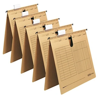 Image of Herlitz A4 Hanging File Buff (5 Pieces)
