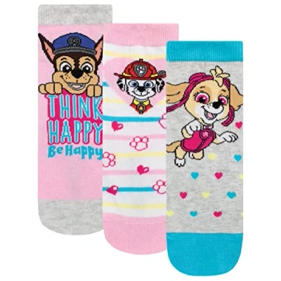 Image of Paw Patrol Girls Socks Pack of 3 Multicoloured 6 8