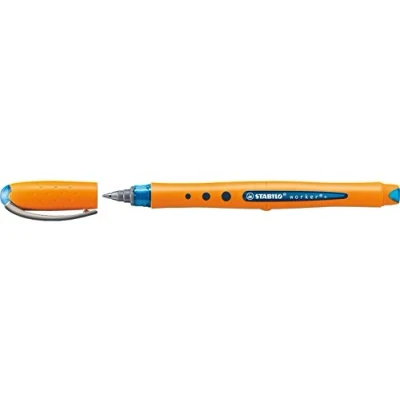 Image of Stabilo Worker Blue,Orange rollerball pens (Blue, Orange, Blue, Fine)