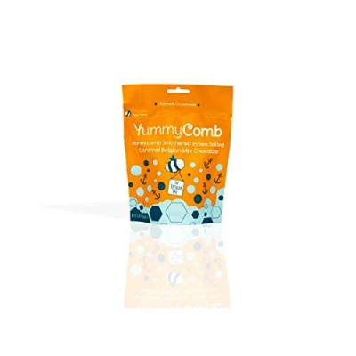 Image of Yummycomb Salted Caramel Milk Chocolate Bag 100g, 2 Pack