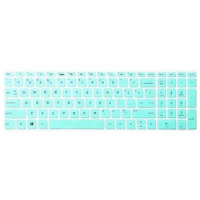 Image of sourcingmap Silicone Keyboard Cover Protector for HP Pavilion 15 Laptop, Ultra Thin Protective Laptop Film Accessories, Turquoise