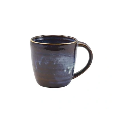 Image of Genware Terra Porcelain, Aqua Blue, Mug, 320ml, MUG PBL32, Pack of 6