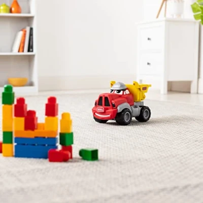 Image of Tonka Steel Classics Chuck My Talking Truck Kids Construction Gift Toys for Boys Girls, Building Creative Play STEM Development, Suitable Ages 3+ Basic Fun 06269 FFP