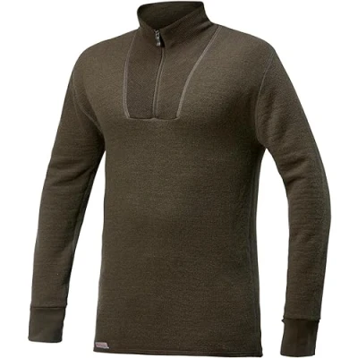 Image of Woolpower 200 Zip Turtle Neck Pine Green Size XXL 2021 Underwear