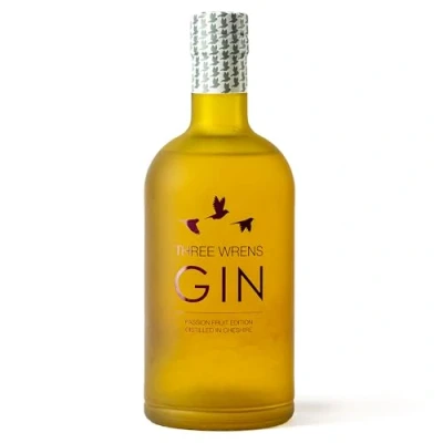 Image of Three Wrens Passion Fruit Gin 70cl ❘ Juicy Passionfruit Flavoured Infused With Fresh Fruit, Orange Peel and Botanicals Exotic Flavour &amp; Refreshing Finish, Alcohol Drink (40% ABV)