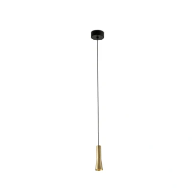 Image of Nina Integrated LED Pendant Ceiling Light Satin Gold 2700K