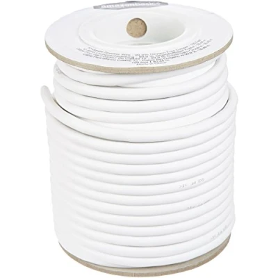 Image of Amazon Basics Speaker Wire 12 Gauge, 99.9% Oxygen Free Copper, 30,5 m, White
