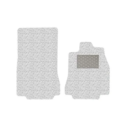Image of Nicoman Spaghetti All Weather Fully Tailored Car mats Fit【2007 2015 XF Saloon/Estate X250 】(Front Set 2 Piece,White)