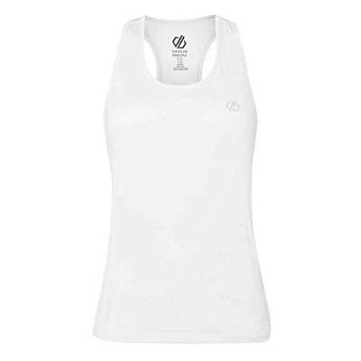 Image of Dare 2b Don&#039;t Sweat It&#039; Seamless Quick Drying Removable Pads Medium Impact Sports Bra Base Layer Ebony Grey, X Small
