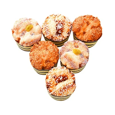 Image of DRYEN 6 Pcs Fake Cupcake Model, Faux Cakes Simulation Realistic Bread Dessert,Simulation Muffin Dessert for Home Party Decoration