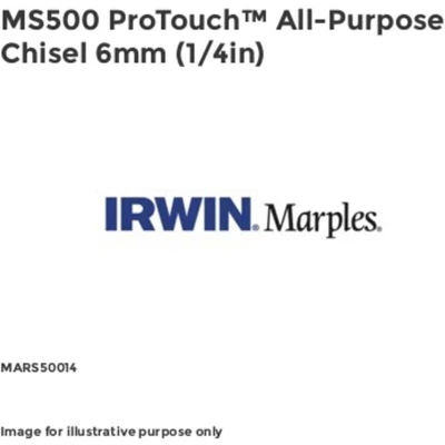 Image of Irwin MS500 ProTouch All Purpose Chisel 6mm (1/4in)