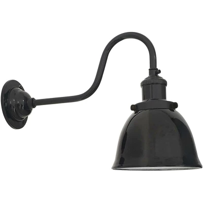 Image of Loa 1 Light Indoor Dome Wall Black, E27