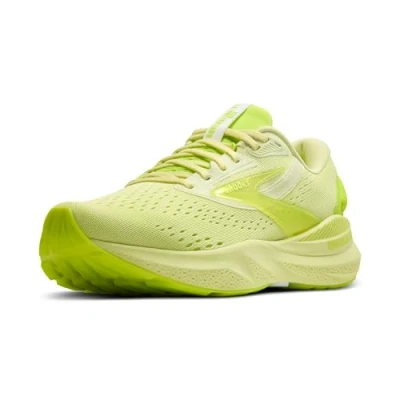 Image of Brooks Men’s Adrenaline GTS 24 Supportive Running Shoe, Lime Green/Nightlife, 9.5 UK