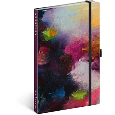 Image of Presco Group NOTIQUE Hardcover Notebook for Women Teen Girls, College Ruled Journal, Lined Paper Diary Composition Book Work School (Pink Painting)