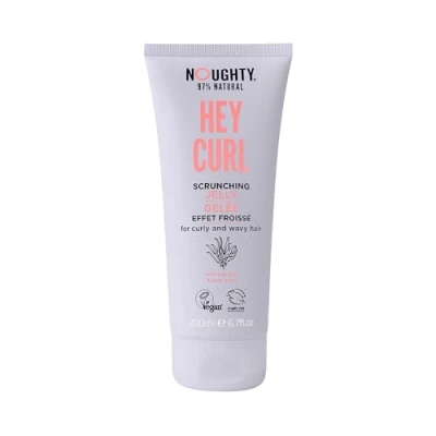 Image of Noughty 97% Natural Hey Curl Scrunching Jelly, Hydrating Frizz Control Formula for Curly and Wavy Hair with Sea Kelp Irish Moss, Sulphate Free Vegan Haircare 200ml