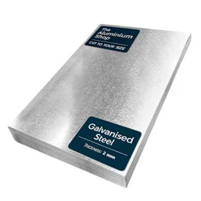Image of Galvanised coated Mild Steel Sheet 2mm thick various sizes (500mm x 1000mm)