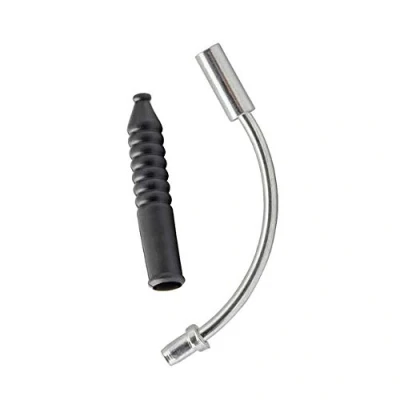 Image of VOANZO 10 Sets Bike V 90 bend Brake Noodle Cable Guide Pipe with Dustproof Rubber Boots for Mountain Bicycle Accessories
