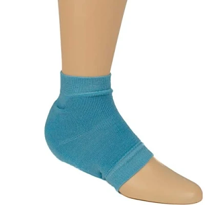 Image of Rolyan Premium Heel/Elbow Protector, Foam, Medium (Eligible for VAT Relief in the UK) Blue Padding Skin Protection &amp; Shock Absorption from Impacts, Durable Cushioned Sleeve Diffusing Pressure