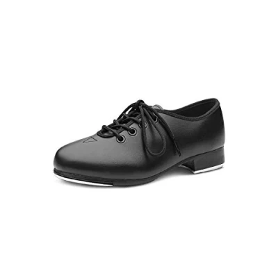 Image of Bloch Ladies Student Tap SF3710L PU Top Oxford Style Lace up Shoes Black Adult Sizes (Numeric_7)