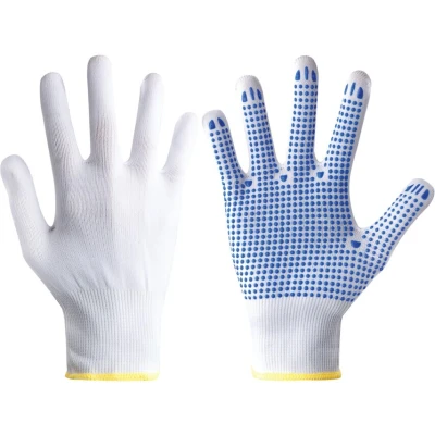 Image of Ejendals 630 Tegera Palm side Coated White/Blue Gloves Size 9