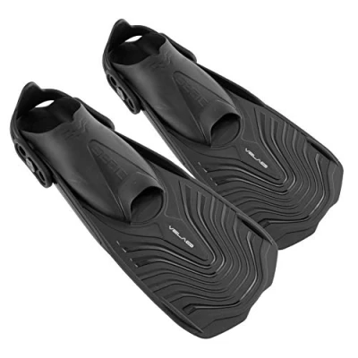 Image of SEAC Vela OH, Snorkeling and Pool Swimming Short Fins with Adjustable Strap