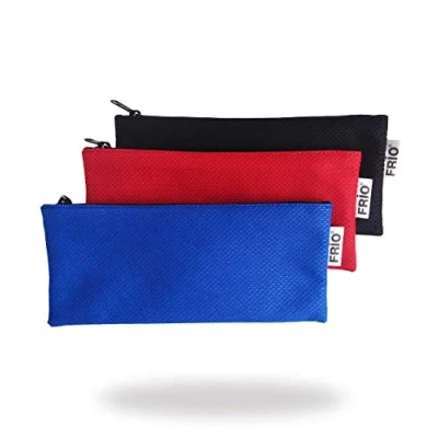 Image of FRIO The Modern Classic Duo Black is a Medication Cooling Wallet Suitable for Carrying Combinations of pens, vials and cartridges.